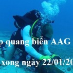 Cáp quang biển AAG đã được nối xong trong ngày 22/01/2015