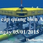 Đứt cáp quang biển AAG ngày 05/01/2015