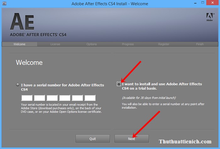 Серийный Номер Adobe After Effect Cs4