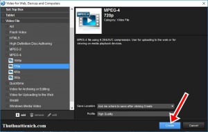 Xuất video Xuất video