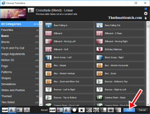Thêm hiệu ứng chuyển đổi giữa các ảnh Thêm hiệu ứng chuyển đổi giữa các ảnh