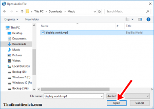 Chọn nhạc trên máy tính Chọn nhạc trên máy tính