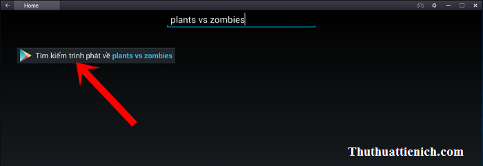 Tìm kiếm với từ khóa plants vs zombies