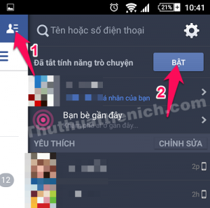 Hiện/Online nick Facebook trên điện thoại Android Hiện/Online nick Facebook trên điện thoại Android