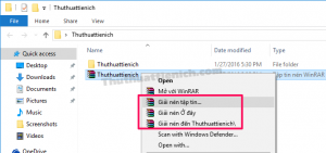 Cách giải nén tập tin nén bằng Winrar Cách giải nén tập tin nén bằng Winrar