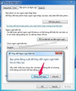 Chọn khởi động lại ngay hoặc sau Chọn khởi động lại ngay hoặc sau