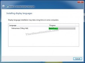 Bắt đầu cài đặt ngôn ngữ tiếng Việt cho Windows 7 Bắt đầu cài đặt ngôn ngữ tiếng Việt cho Windows 7