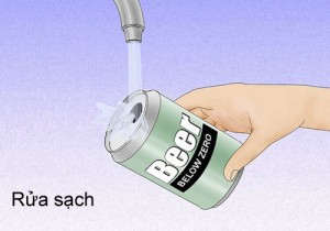 Rửa sạch lon Rửa sạch lon