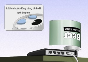 Lắp Parabôl lên thiết bị phát wifi Lắp Parabôl lên thiết bị phát wifi