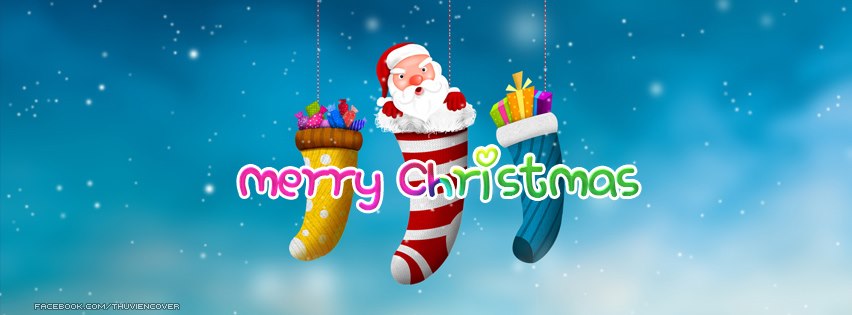 Ảnh bìa Facebook chúc mừng Noel, Giáng Sinh, Merry Christmas đẹp nhất