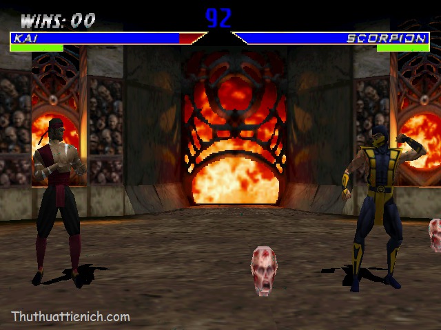 Hình ảnh trong game rồng đen Mortal Kombat MK4