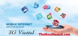 Đăng ký & Hủy các gói 3G của Viettel