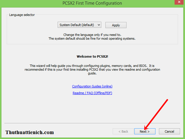 Hướng dẫn cấu hình phần mềm PCSX2