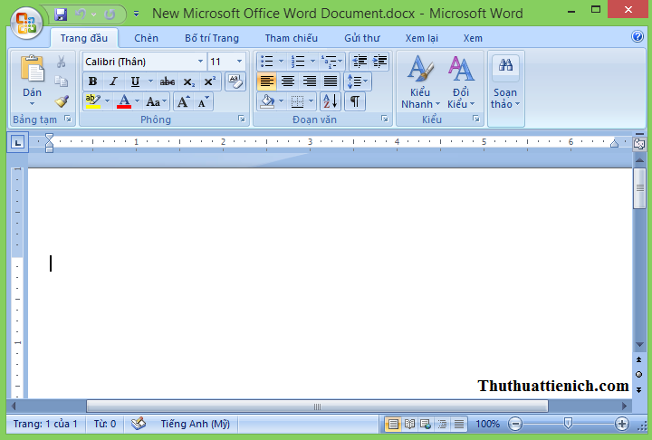 Hướng dẫn cài đặt tiếng Việt cho bộ phần mềm Microsoft Office 2007