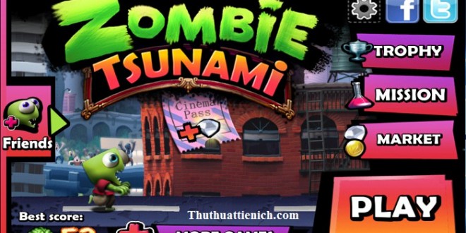 Tải game Zombie Tsunami Offline PC (BlueStacks)