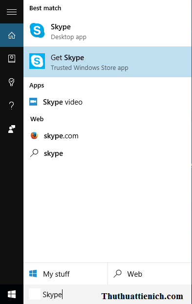 Tích hợp Skype và Sway