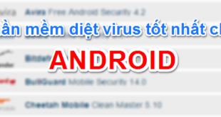 Phần mềm diệt virus tốt nhất cho Android