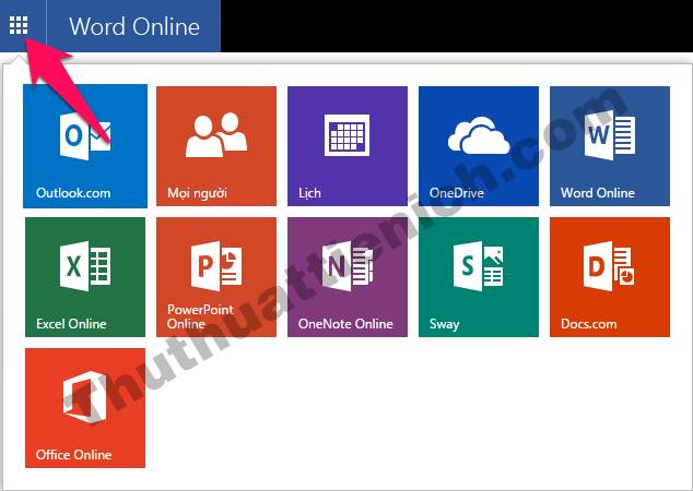Sử dụng các dịch vụ khác của Microsoft như Excel Online, Power Point Online