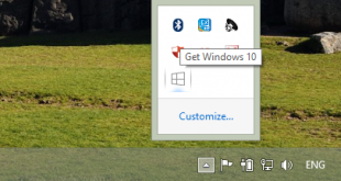 Xóa biểu tượng Get Windows 10