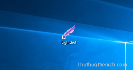 After the installation is complete, run the Lightshot software