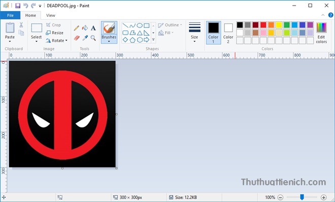 Paint tool interface
