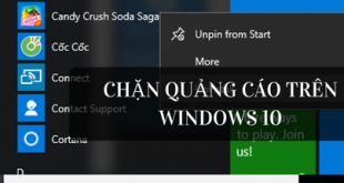 Cách tắt toàn bộ quảng cáo trên Windows 10