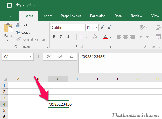 Cách Viết Thêm Số 0 Vào Đầu, Viết Số Điện Thoại Trong Excel Mọi Phiên Bản.  - Myhouse.Com.Vn
