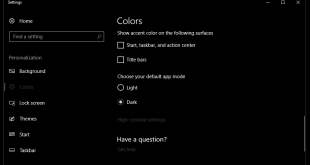 Hướng dẫn cách cài đặt giao diện Dark Mode (màu đen) cho Windows 10