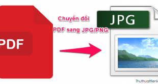 Cách chuyển đổi file PDF sang hình ảnh (JPG/PNG)
