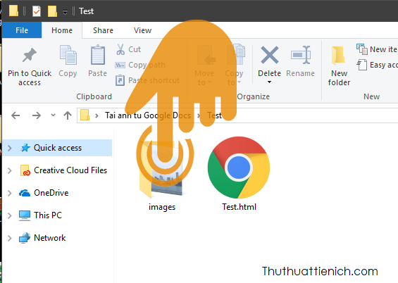 Toàn bộ hình ảnh của file Google Docs sẽ nằm trong thư mục images