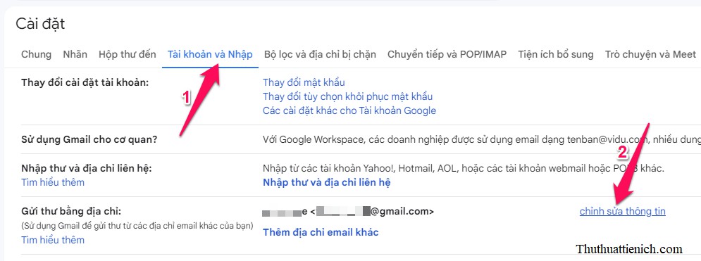 Cách đổi tên Gmail trên điện thoại và máy tính