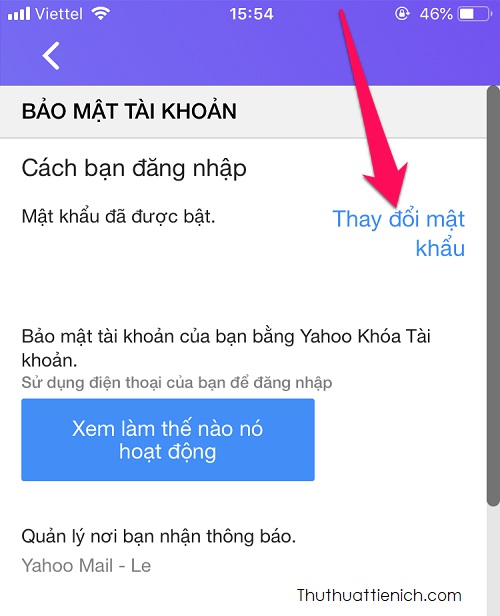 Hãy cập nhật mật khẩu Yahoo Mail của bạn để bảo mật dữ liệu cá nhân. Hiện nay, Yahoo đã cung cấp nhiều tính năng bảo mật tiên tiến giúp bạn bảo vệ tài khoản của mình. Đừng lo lắng nếu bạn quên mật khẩu, Yahoo cũng cung cấp nhiều phương thức khôi phục mật khẩu dễ sử dụng. Hãy yên tâm và đổi mật khẩu ngay.