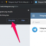 Đăng nhập Telegram web thành công