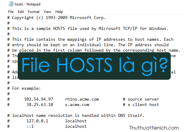 File Hosts là gì?