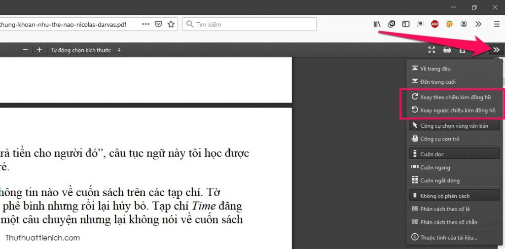 H ng d n c ch xoay file pdf offline online nhanh d l m