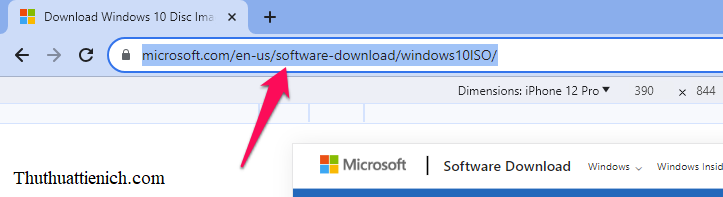 Tải về bộ cài Windows 10 ISO trực tiếp từ Microsoft, không cần Tools
