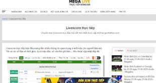 Hướng dẫn xem lịch thi đấu bóng đá tại trang web Megalive