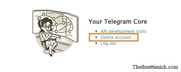 Cách xóa tài khoản Telegram vĩnh viễn, ngap lập tức