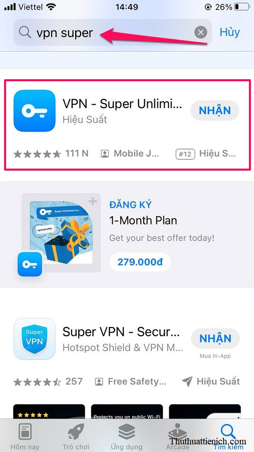 Cách Fake IP trên iPhone - VPN miễn phí tốt nhất trên iPhone