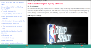 Hướng dẫn xem trực tiếp NBA với chất lượng đỉnh cao