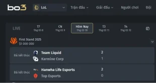 Cập nhật kết quả và diễn biến các trận đấu League of Legends hôm nay