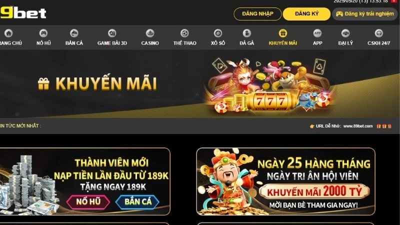 89bet – Nhà cái uy tín 2025 với loạt ưu đãi khiến bạn bất ngờ