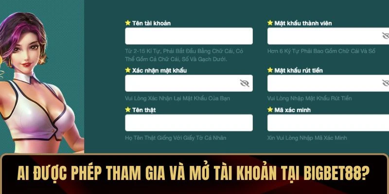 Đăng Ký BIGBET88 – Tạo Tài Khoản Cá Cược Nhanh Chóng
