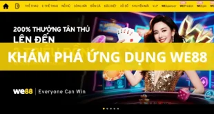 App We88 - Tận hưởng trải nghiệm cá cược đỉnh cao cực đơn giản