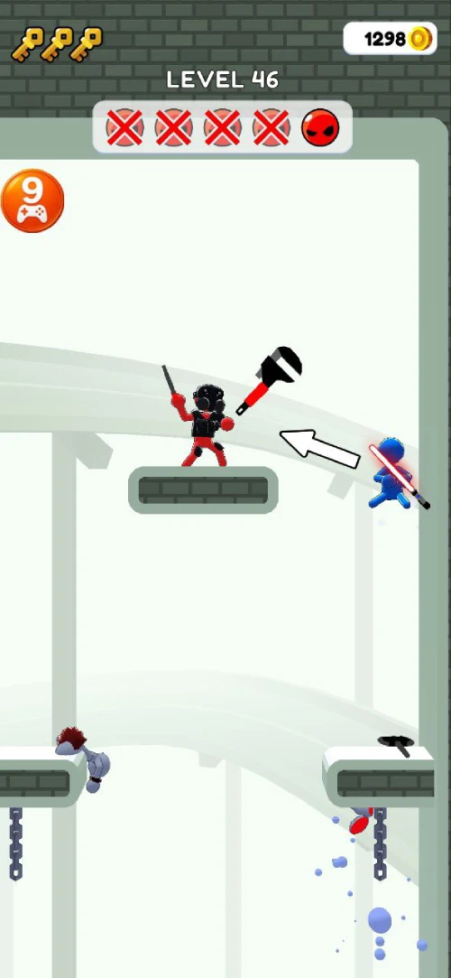 Tải Mod Sư Phụ Người Gậy Di Chuyển 3D APK