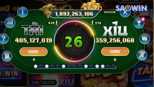 Tài xỉu SAOWIN – Cuộc chơi cân não giữa chiến thuật và may mắn