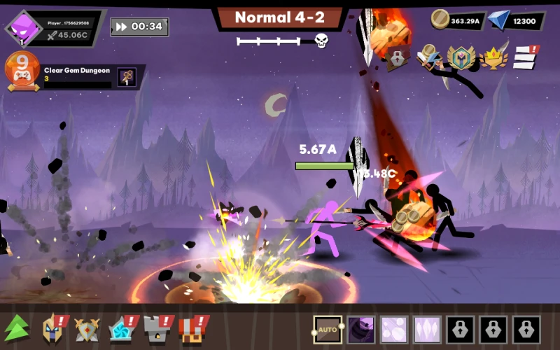 Tải Mod Stickman đấu quái vật Apk