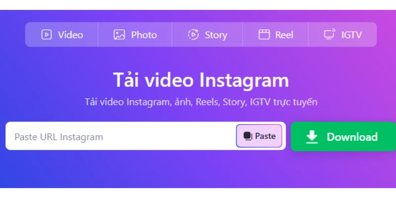 Review công cụ tải video Instagram phổ biến SnapInsta