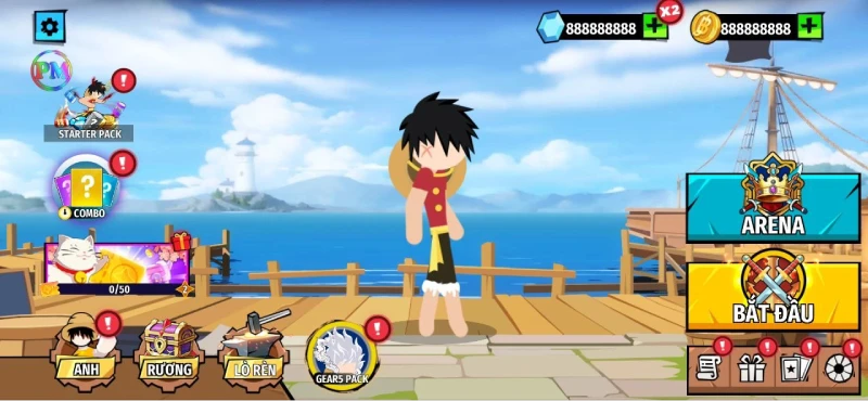 Tải Mod Stickman Pirates Fight APK
