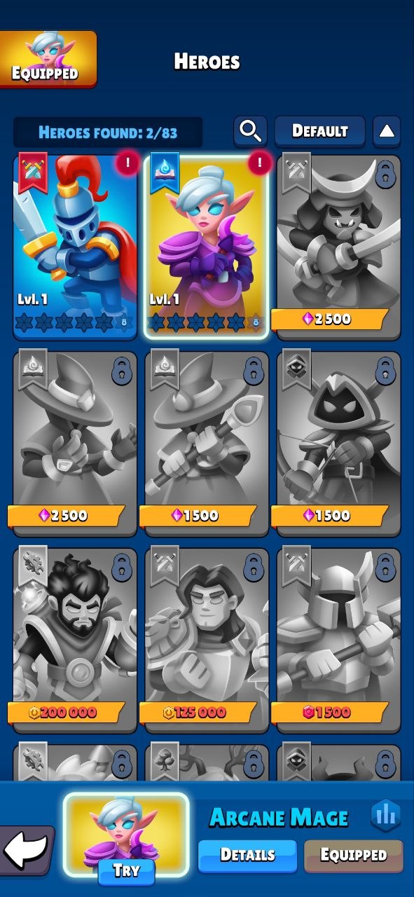 Tải Mod Heroes vs Hordes APK